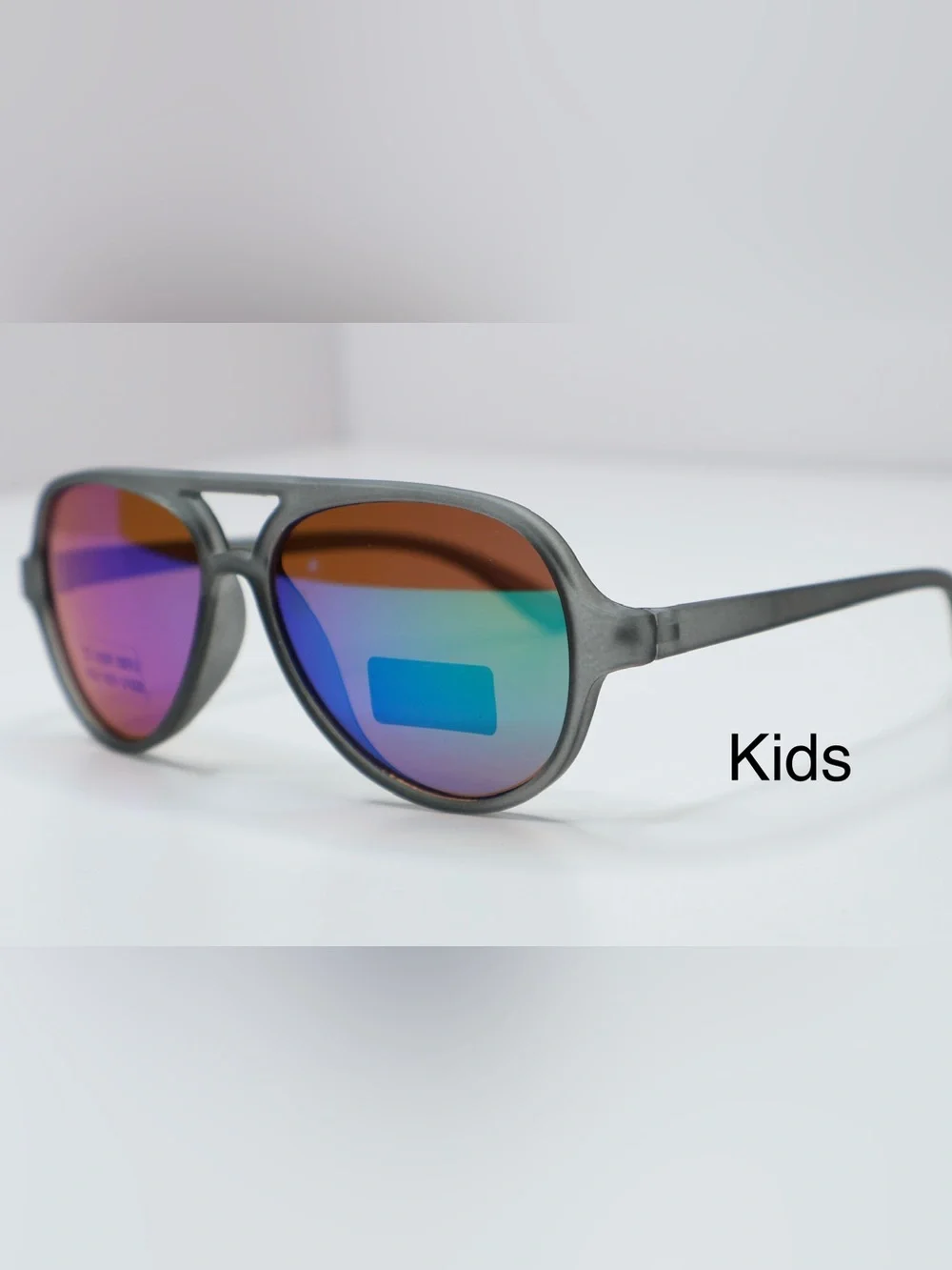 Kids Aviator-Style Sunglasses with Mirrored Lenses -